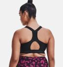 Under Armour Women's Armour High Crossback Zip Sports Bra Black 36DD