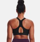 Under Armour Women's Armour High Crossback Zip Sports Bra Black 36DD