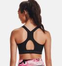 Under Armour Women's Armour High Crossback Zip Sports Bra Black 36DD