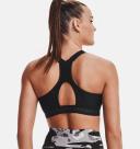 Under Armour Women's Armour High Crossback Zip Sports Bra Black 36DD