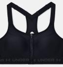 Under Armour High Cross Back Sports Bra Womens, Size 38B, Black