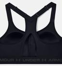 Under Armour Womens High Crossback Zip Sports Bra Black 16C @ Rebel Active