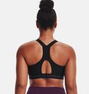 Under Armour Womens High Crossback Zip Sports Bra Black 16C @ Rebel Active