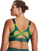 Under Armour Women's Infinity High Crossover Sports Bra Green LG