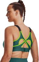 Under Armour Women's Infinity High Crossover Sports Bra Green LG
