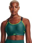 Under Armour Women's Infinity High Crossover Sports Bra Green XL