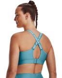 Under Armour Women's Infinity Mid Covered Sports Bra Blue XL
