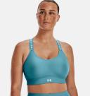 Under Armour Womens Infinity Mid Covered Sports Bra Blue XXL @ Rebel Active