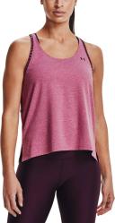 Under Armour Womens Knockout Mesh Back Tank Pink XL