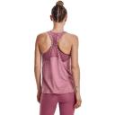 Under Armour Womens Knockout Mesh Back Tank Pink XL