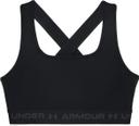Under Armour Womens/Ladies Cross Back Bra Black/Grey 12 UK