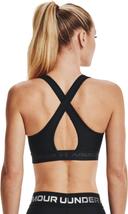 Under Armour Womens/Ladies Cross Back Bra Black/Grey 12 UK