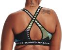 Under Armour Womens Mid Crossback Heather Sports Bra Pink S