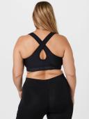 Under Armour Womens Mid Crossback Sports Bra Black 3x