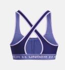 Under Armour Crossback Mid Sports Bra, Size 12, Blue