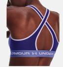 Under Armour Crossback Mid Sports Bra, Size 12, Blue