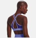 Under Armour Crossback Mid Sports Bra, Size 12, Blue