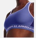 Under Armour Crossback Mid Sports Bra, Size 12, Blue