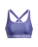 Under Armour Women's Crossback Mid Sports Bra Blue SM