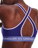 Under Armour Women's Crossback Mid Sports Bra Blue SM