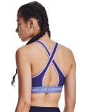 Under Armour Women's Crossback Mid Sports Bra Blue SM