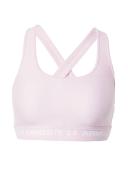 Under Armour Womens Mid Crossback Sports Bra Pink XS @ Rebel Active