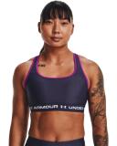 Under Armour Womens Mid Crossback Sports Bra Steel M