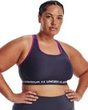 Under Armour Womens Mid Crossback Sports Bra Steel M
