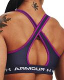 Under Armour Womens Mid Crossback Sports Bra Steel M
