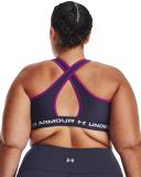 Under Armour Womens Mid Crossback Sports Bra Steel M
