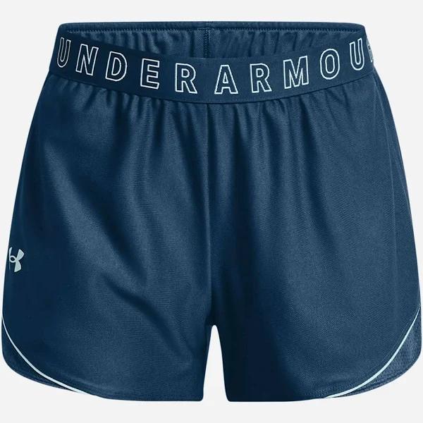 Under Armour Womens Play Up 3.0 Mesh Shorts Teal L