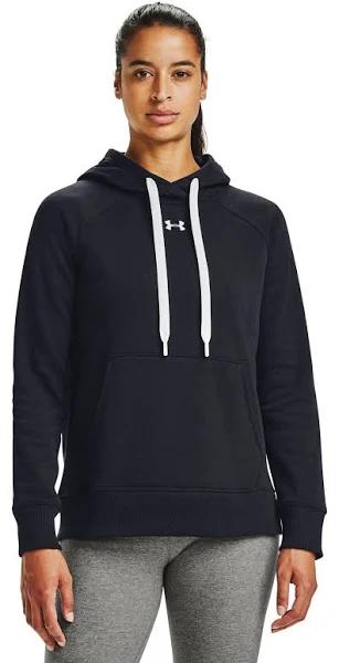 Under Armour Women's Rival Fleece HB Hoodie Black XXL