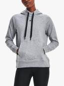 Under Armour Women's Rival Fleece HB Hoodie Gray XXL