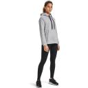 Under Armour Women's Rival Fleece HB Hoodie Gray XXL