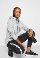 Under Armour Women's Rival Fleece HB Hoodie Gray XXL