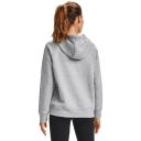 Under Armour Women's Rival Fleece HB Hoodie Gray XXL