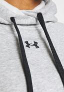 Under Armour Women's Rival Fleece HB Hoodie Gray XXL