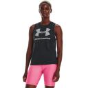Under Armour Womens Sportstyle Graphic Muscle Tank Black S