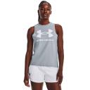 Under Armour Womens Sportstyle Graphic Muscle Tank Blue XXL @ Rebel Active