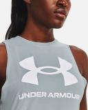 Under Armour Womens Sportstyle Graphic Muscle Tank Blue XXL @ Rebel Active