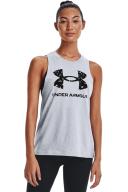 Under Armour Womens Sportstyle Graphic Muscle Tank Grey XS