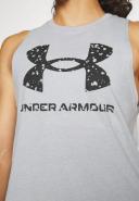 Under Armour Womens Sportstyle Graphic Muscle Tank Grey XS