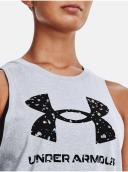 Under Armour Womens Sportstyle Graphic Muscle Tank Grey XS