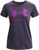 Under Armour Womens Sportstyle Graphic Short Sleeve T-Shirt - Purple - Size - XS