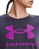 Under Armour Womens Sportstyle Graphic Short Sleeve T-Shirt - Purple - Size - XS