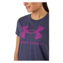 Under Armour Womens Sportstyle Graphic Short Sleeve T-Shirt - Purple - Size - XS