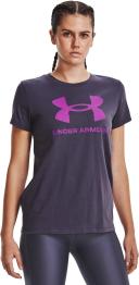 Under Armour Womens Sportstyle Graphic Short Sleeve T-Shirt - Purple - Size - XS
