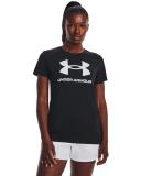 Under Armour Womens Large Logo T-Shirt - Black - Size - XL