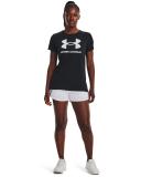 Under Armour Womens Large Logo T-Shirt - Black - Size - XL
