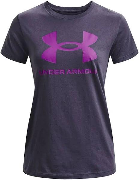Under Armour Womens Sportstyle Graphic Tee Grey XS